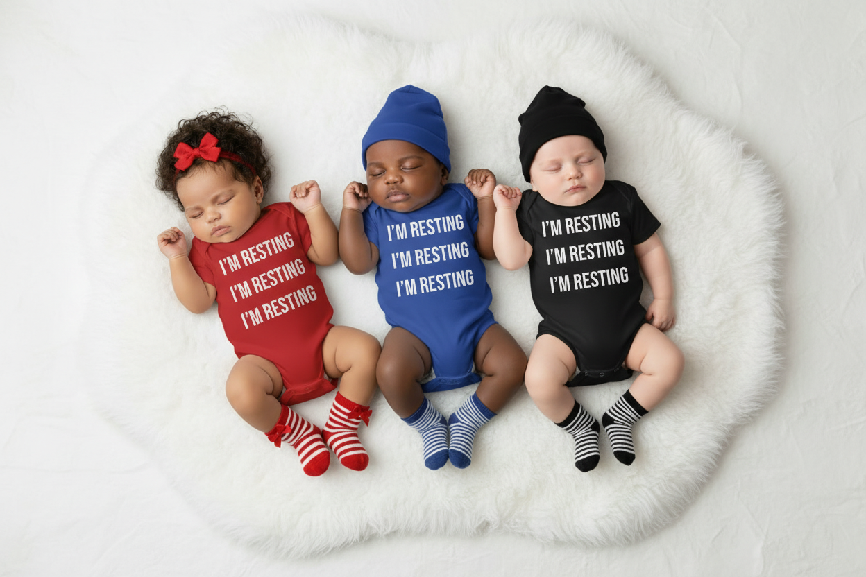 OFF THE CLOCK - Baby Trio Banner