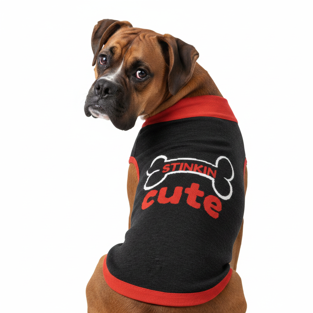 Stinkin' Cute Boxer Dog Mockup