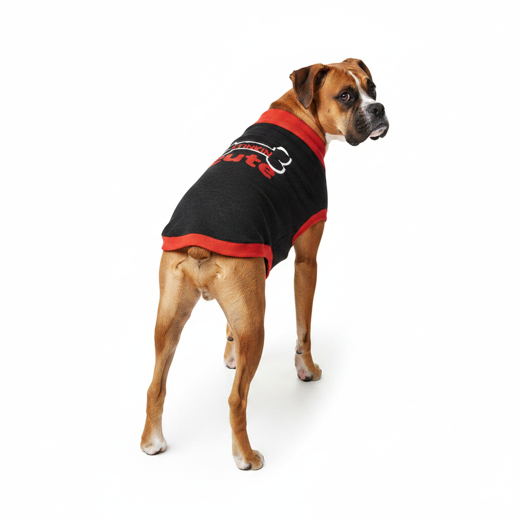 Stinkin' Cute Dog Sweater - Boxer Full Back View