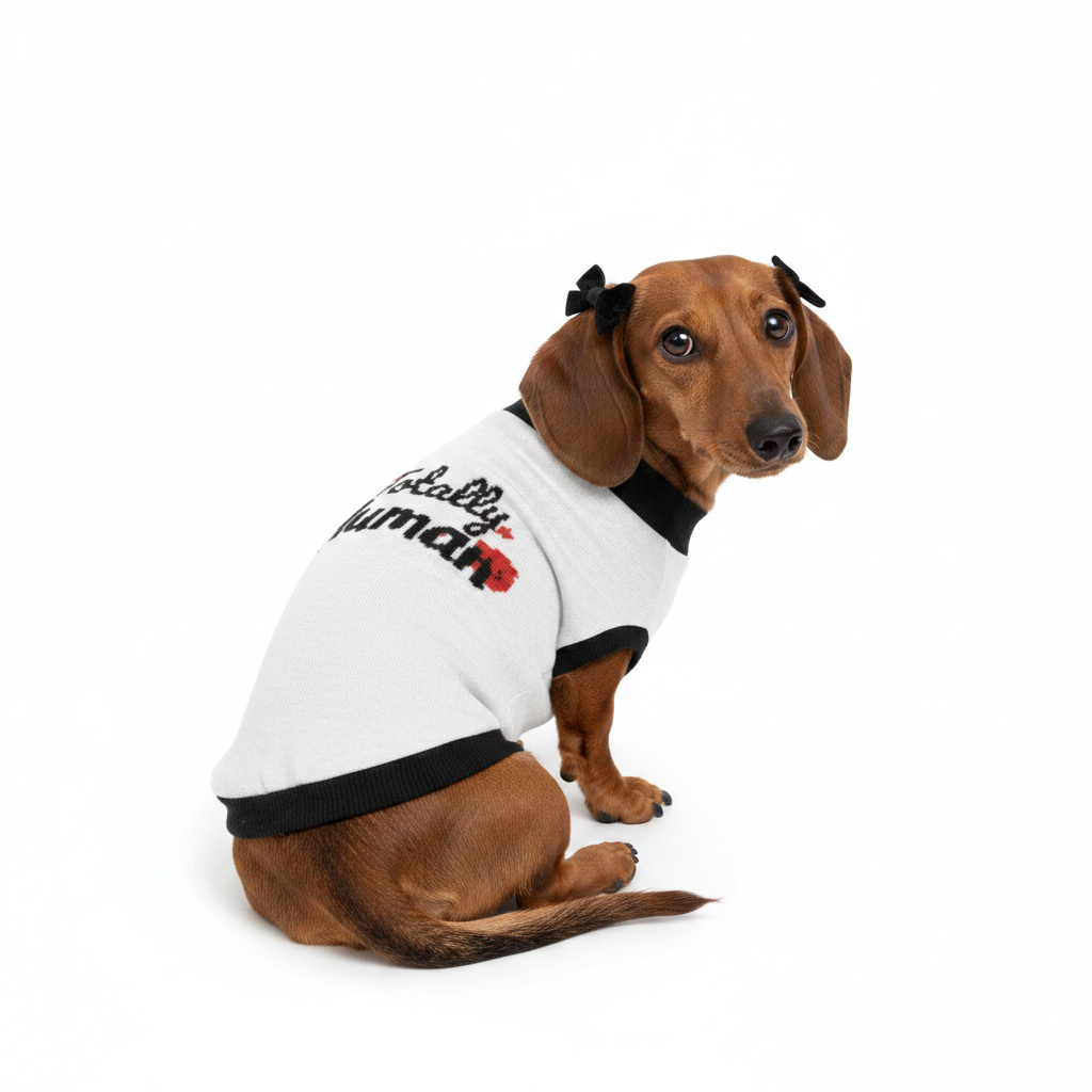 Totally Human Bearable Dog Sweater Mockup