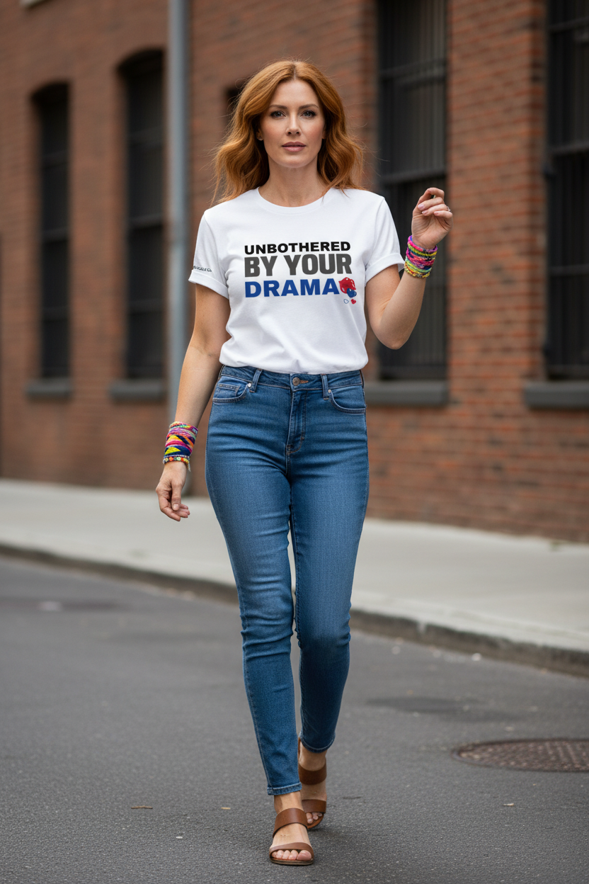 Unbothered By Your Drama — Ginger Queen Exact Shirt