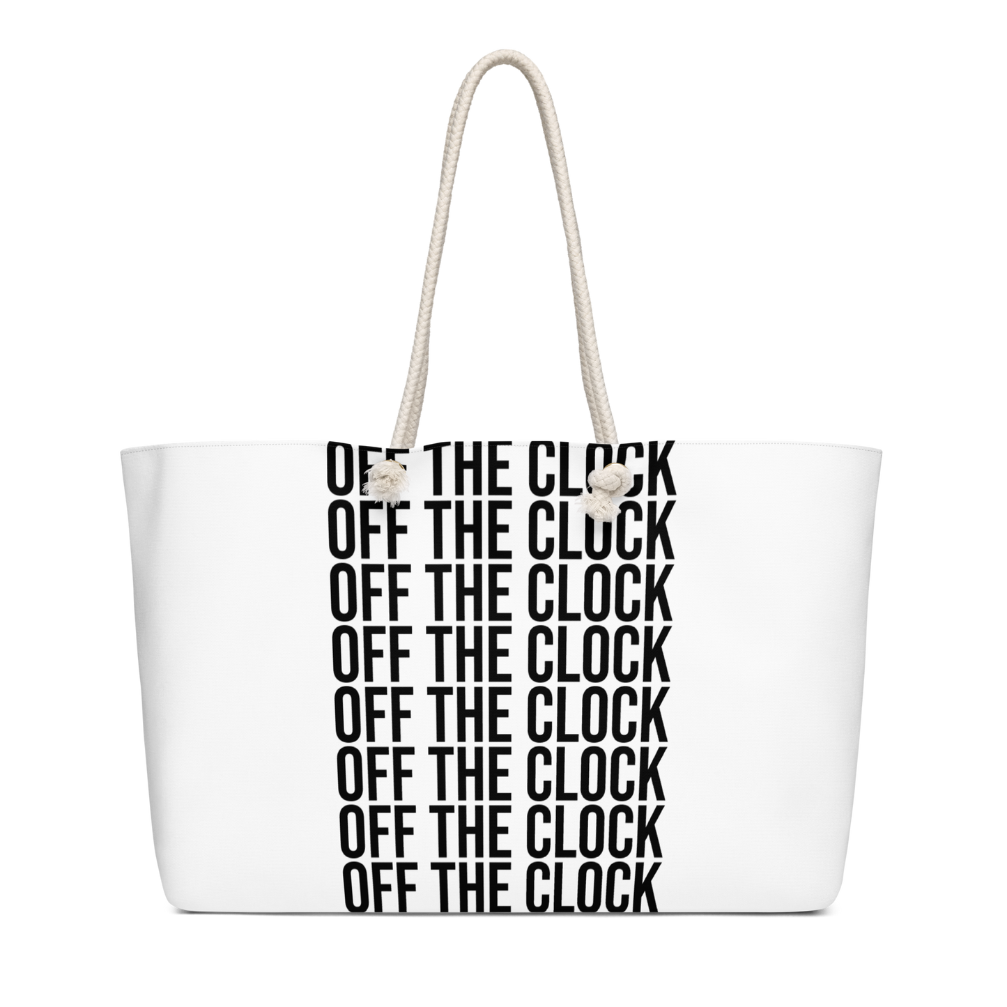 OFF THE CLOCK Statement Weekender Tote | OFF THE CLOCK Co.
