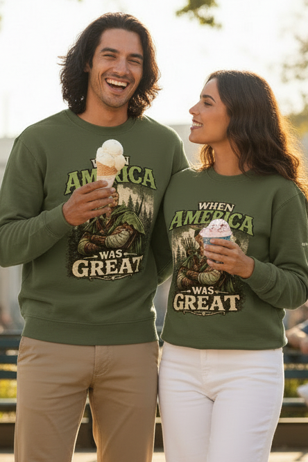When America Was Great - Sweatshirt Multiracial Couple