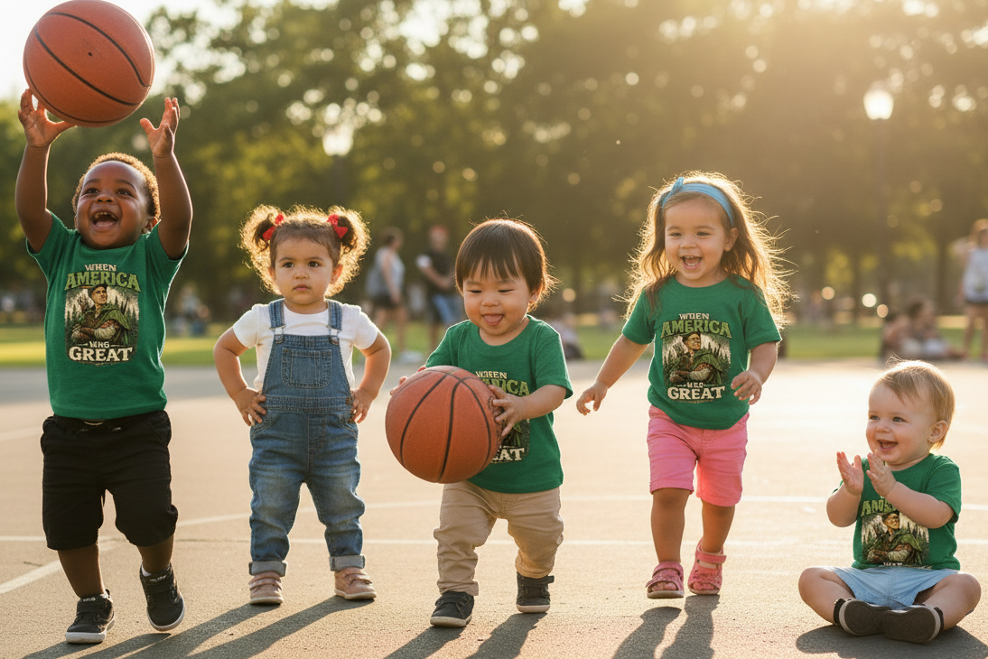 When America Was Great - Toddler Basketball Unity