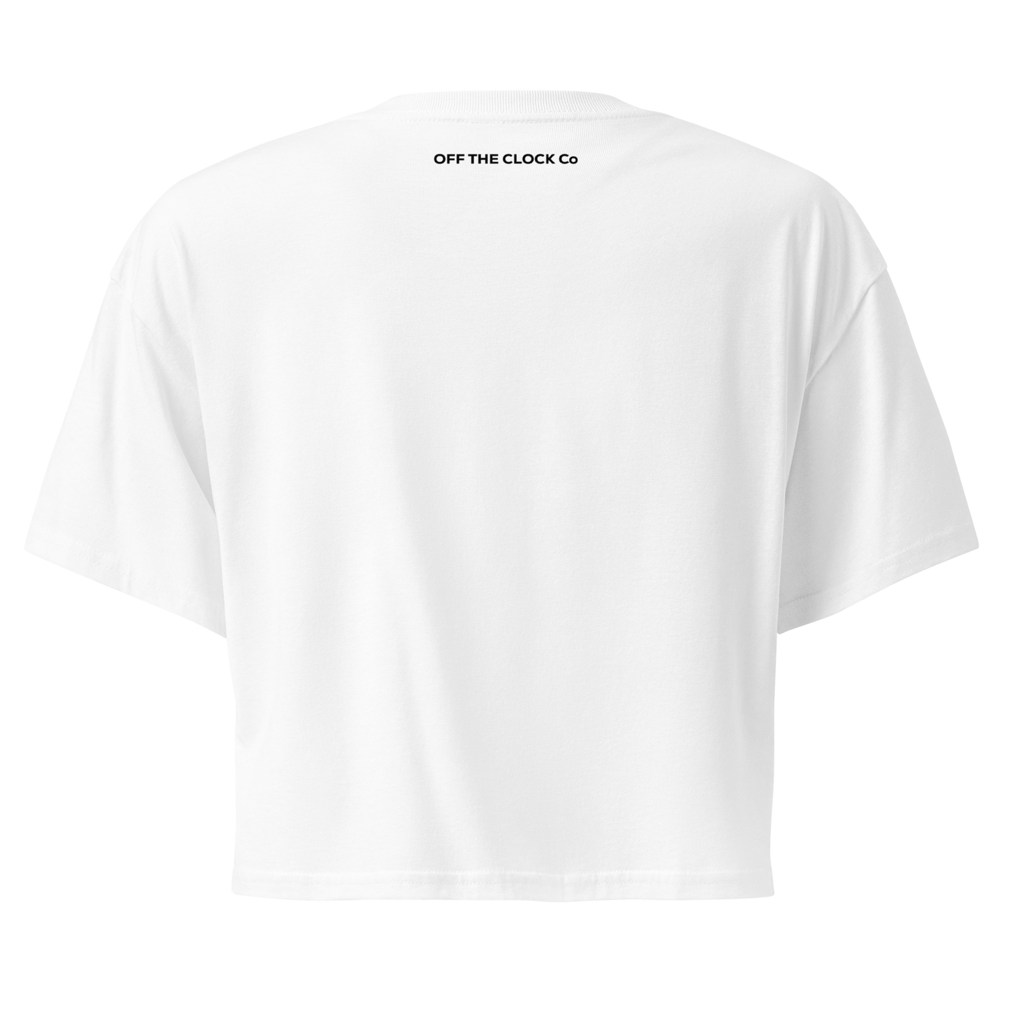 Totally Human Cropped Tee with a Kiss | OFF THE CLOCK Co.