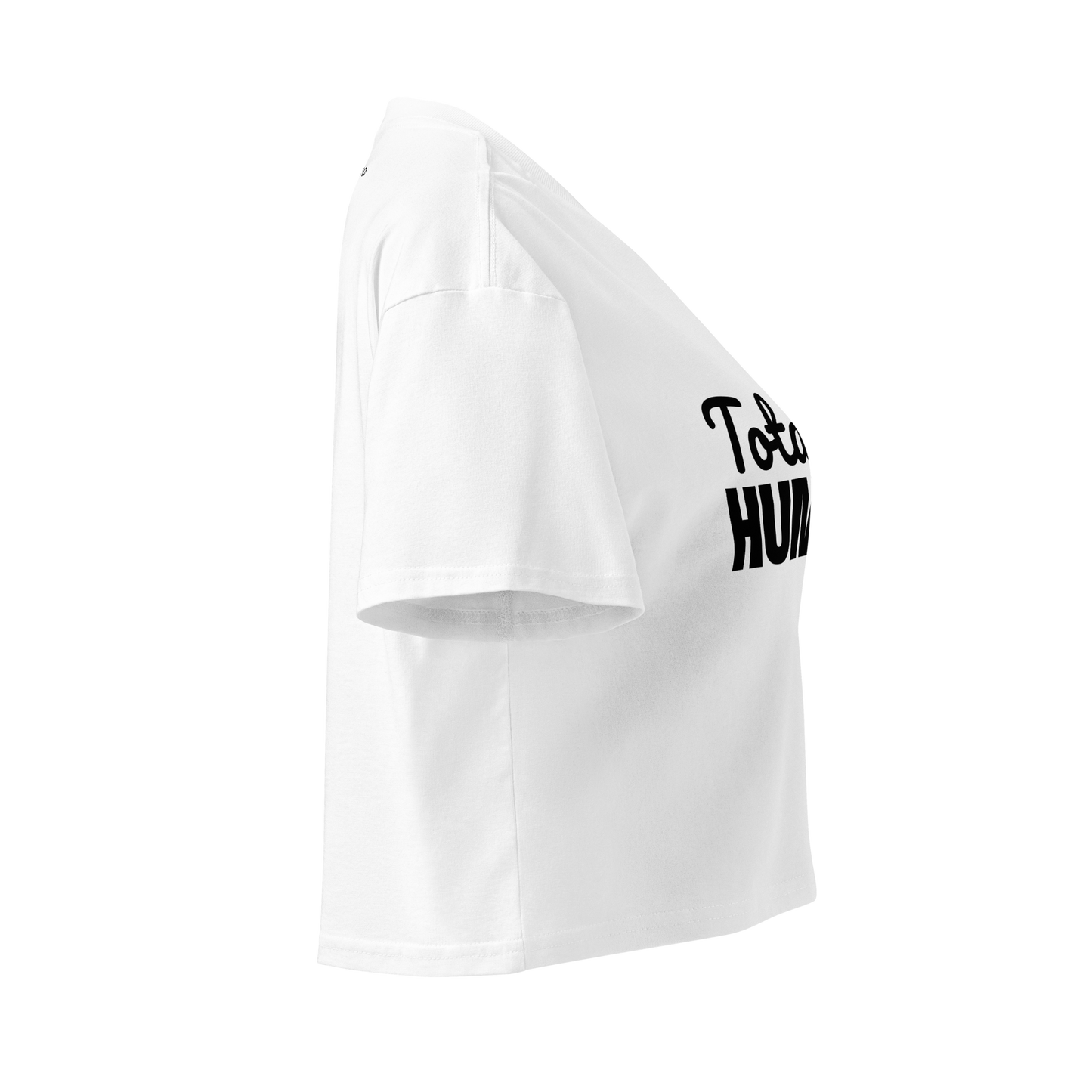 Totally Human Cropped Tee with a Kiss | OFF THE CLOCK Co.