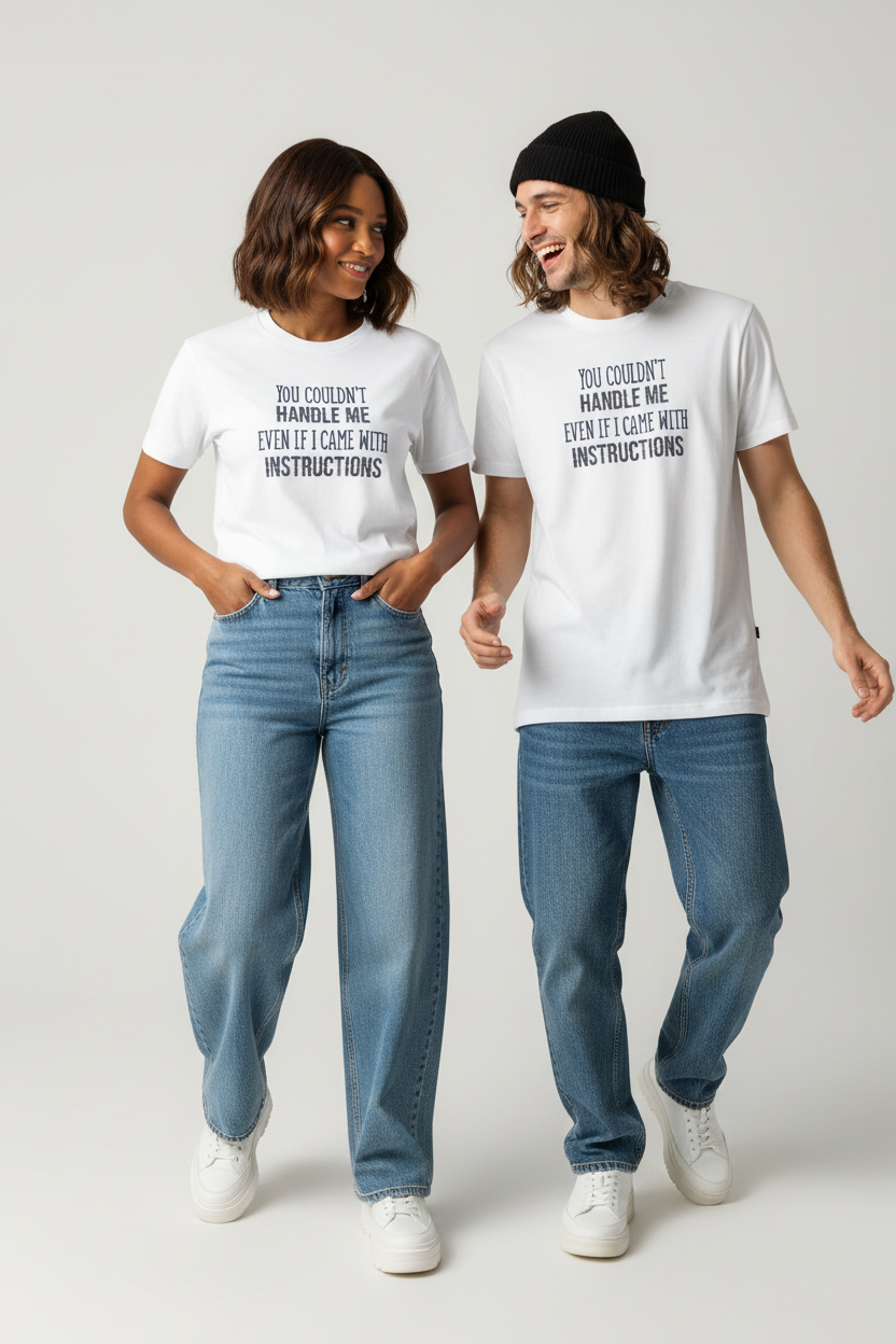 You Couldn't Handle Me — Couple Mockup Energetic